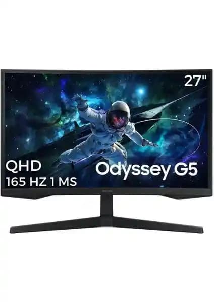 Samsung 27 İnç Odyssey G5 G55C Monitör: Yüksek Performans ve Göz Alıcı Tasarım