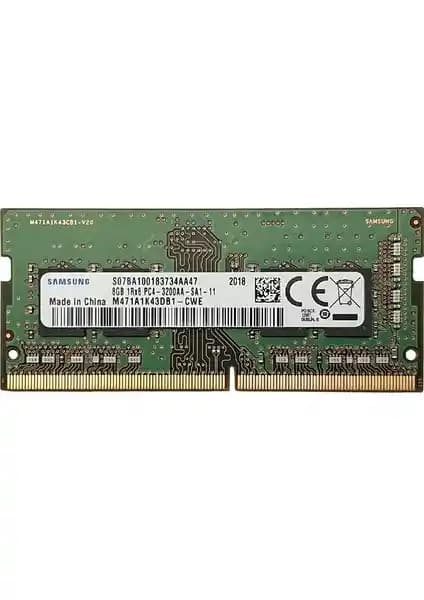 Samsung 8GB DDR4 3200MHz SODIMM RAM: Yüksek Performans ve Güvenilirlik İçin İdeal Seçenek