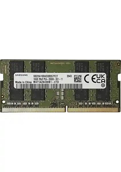 Samsung M471A2K43DB1-CTD 16GB DDR4 Notebook RAM Hız ve Güvenilirlik Sağlar