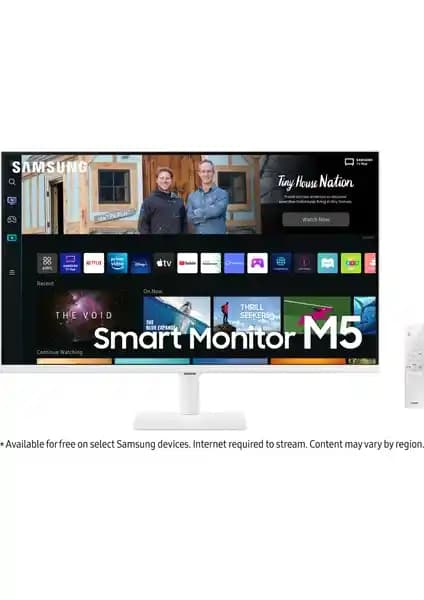 Samsung M5 LS32BM501EUXUF 32 İnç Akıllı Monitör: Yüksek Kalite ve Çok Fonksiyonlu Tasarım