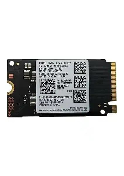 Samsung PM991A 512GB NVMe SSD ile Hız ve Güvenilirlik Artıran Depolama Çözümü