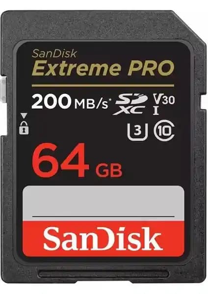 SanDisk Extreme Pro 64GB SDXC Hafıza Kartı Yüksek Hız ve Güvenilirlik Özellikleriyle