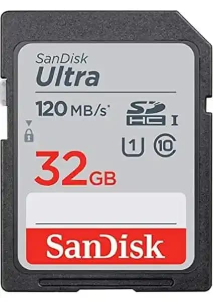 SanDisk Ultra 32GB SDHC Bellek Kartı Yüksek Hız ve Güvenilirlik Sunar
