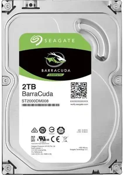Seagate BARRACUDA ST2000DM008 2TB 3.5 inç Sabit Disk Yüksek Kapasiteli Performans