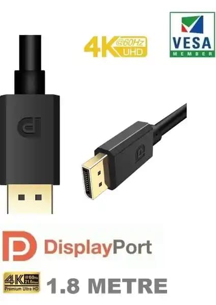 SHOW PRIME 4K DisplayPort Kablosu Yüksek Çözünürlük ve Hız Sunan Bağlantı Çözümü