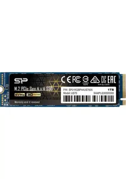 Silicon Power US70 1TB NVMe M.2 SSD ile Yüksek Performans ve Güvenilirlik