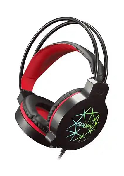Snopy SN-GX7 CRAZY Siyah USB Ledli Mikrofonlu Oyuncu Kulaklığı Üst Düzey Ses ve Tasarım