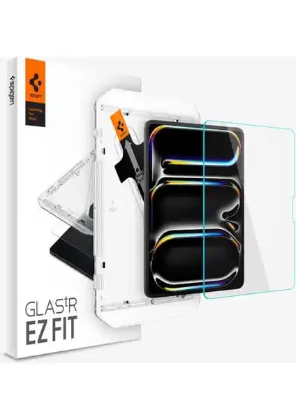 Spigen iPad Pro 13'' (2024) Cam Ekran Koruyucu Yüksek Koruma ve Kolay Uygulama