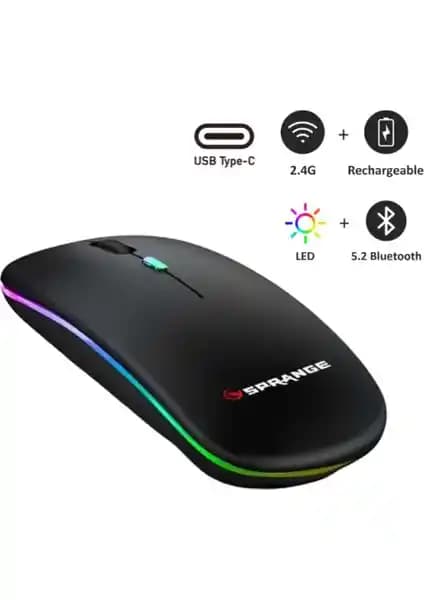 Sprange SRM1 RGB LEDli Şarjlı Kablosuz ve Bluetooth Mouse Özellikleri ve Kullanım Avantajları