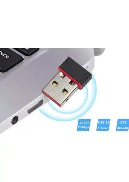 Studz 150 Mbps 802.11N Kablosuz USB Adaptörü ile Güçlü ve Hızlı Kablosuz Bağlantı