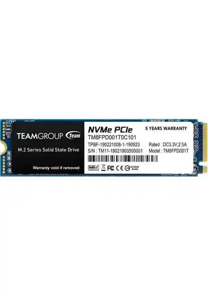 Team MP33 PRO 1TB NVMe M.2 SSD ile Yüksek Performans ve Güvenilirlik Sağlayın