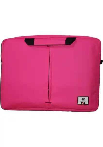 TKZ Ezir 15.6 Su Geçirmez Askılı Notebook Çantası Pembe Renkli ve Dayanıklı Tasarım