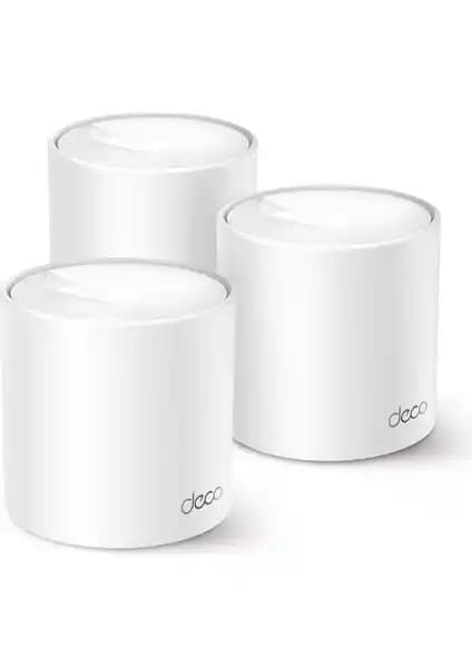 TP-Link Deco X10 3'lü Mesh Wi-Fi Sistemi Yüksek Hız Güvenilir Bağlantı