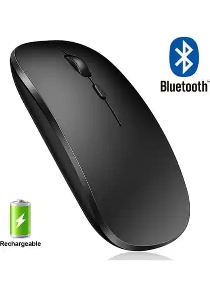 TriLine Bluetooth Şarjlı 2.4GHz Kablosuz Mouse: Modern Tasarım ve Yüksek Performans