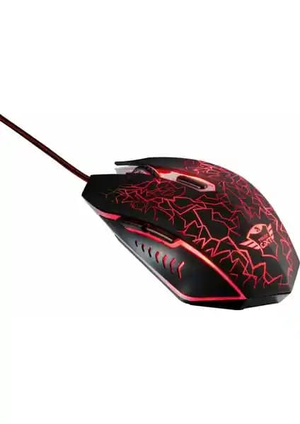 Trust 21683 MOU GXT105 İZZA Oyun Mouse'u 2400 DPI RGB ile Ergonomik ve Şık Tasarım