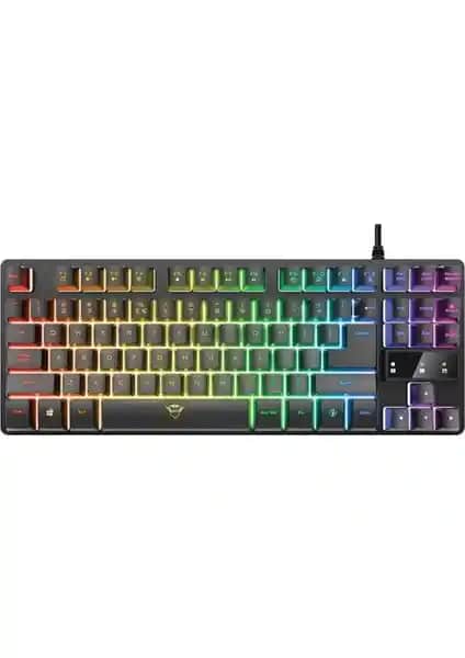 Trust Gxt 833 Oyun Klavyesi: Kompakt ve Yüksek Performanslı Mekanik Oyun Klavyesi