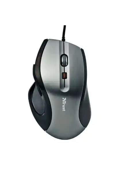 Trust Maxtrack Siyah Kablolu Mouse Yüksek Hassasiyet ve Ergonomik Tasarım