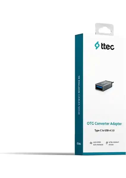 Ttec 2DK43UG Type-C USB-A 3.0 OTG Adaptör: Güvenilir ve Hızlı Bağlantı Çözümü