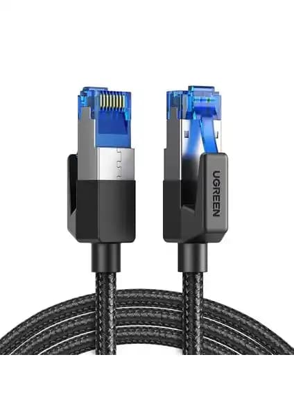 Ugreen Cat8 25Gbps 2000MHz örgülü Ethernet kablosu yüksek performans ve dayanıklılık sağlar