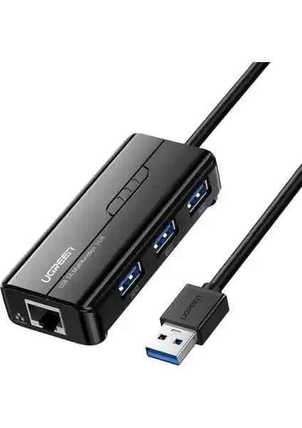 Ugreen USB 3.0 Gigabit Ethernet RJ45 Dönüştürücü ve Çoklayıcı: Yüksek Performanslı Bağlantı Çözümleri