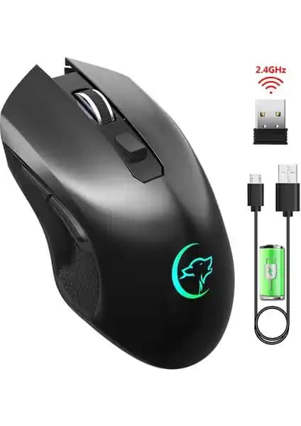 Valkyrie 6 Tuşlu Şarjlı Sessiz 2400DPI Kablosuz Mouse İncelemesi ve Özellikleri
