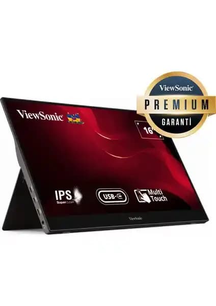 ViewSonic TD1655 Taşınabilir 15.6 İnç Dokunmatik Monitör Gelişmiş Bağlantı ve Dayanıklılık Özellikleri
