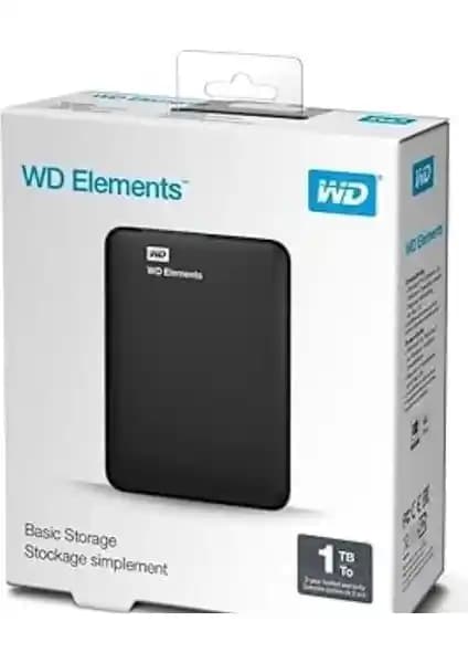 WD 1TB 2.5 Taşınabilir Harddisk 3.0: Yüksek Kapasite ve Hızlı Veri Transferi