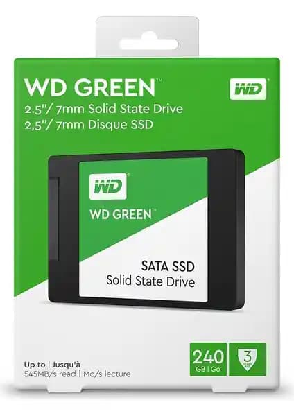 WD 2.5 İnç 240 GB SATA 3 SSD: Yüksek Hız ve Güvenilirlik Sunan Depolama Çözümü