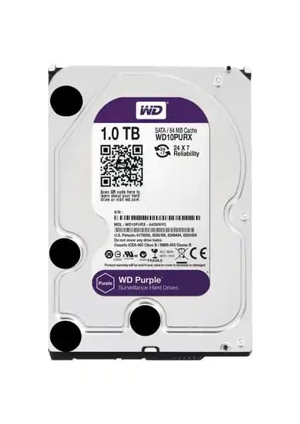 WD 3.5 Purple 1TB SATA3 Sabit Disk: Güçlü ve Güvenilir Depolama Çözümü