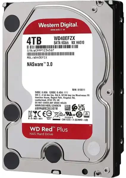 WD Red 4TB 5400RPM 256MB SATA3 NAS Sabit Diski Güçlü ve Güvenilir Depolama Çözümü