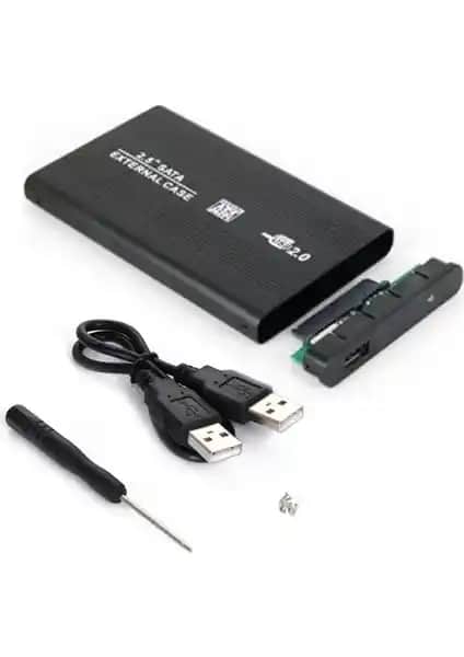 Wozlo 2.5 USB Sata HDD SSD Harddisk Kutusu: Dayanıklı ve Şık Taşınabilir Depolama Çözümü