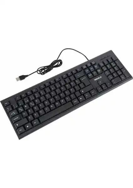 Wozlo WZ-801 USB Kablolu Fiber Doku Standart Q Klavye İncelemesi ve Özellikleri