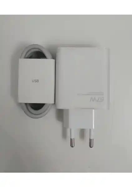 Xiaomi 67W Turbo Şarj Aleti ve Type-C Kablo ile Hızlı ve Güvenli Şarj Deneyimi