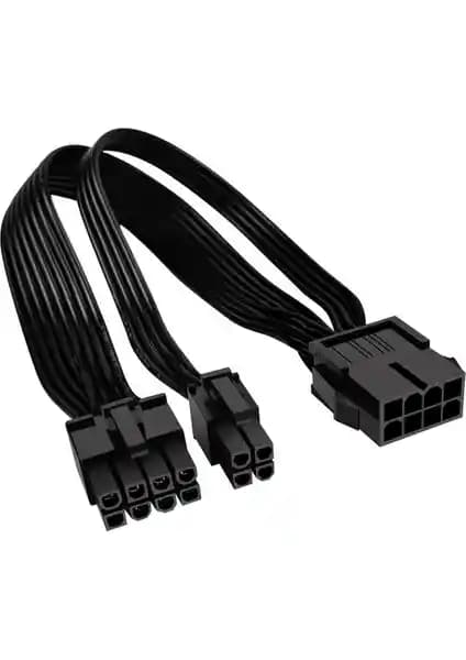 Yeka 8 Pin To 8+4 Pin CPU Güç Kablo Çevirici Güç Kaynakları ve Anakart Uyumunu Artırır