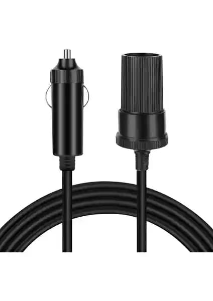 YKA Araç Çakmak Uzatma Kablosu 3 Metre ile Elektrik Erişimini Kolaylaştırın