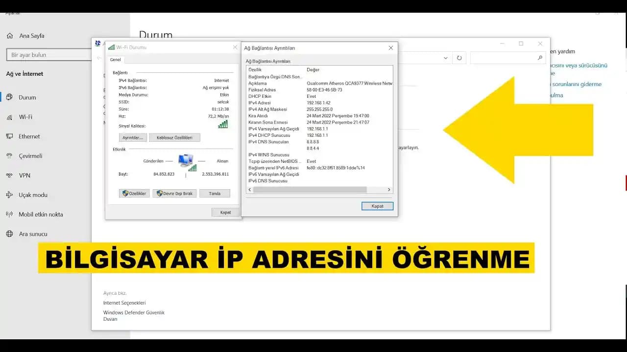 Bilgisayarınızın IP Adresini Öğrenmenin En Etkili Yöntemleri ve Temel Bilgiler