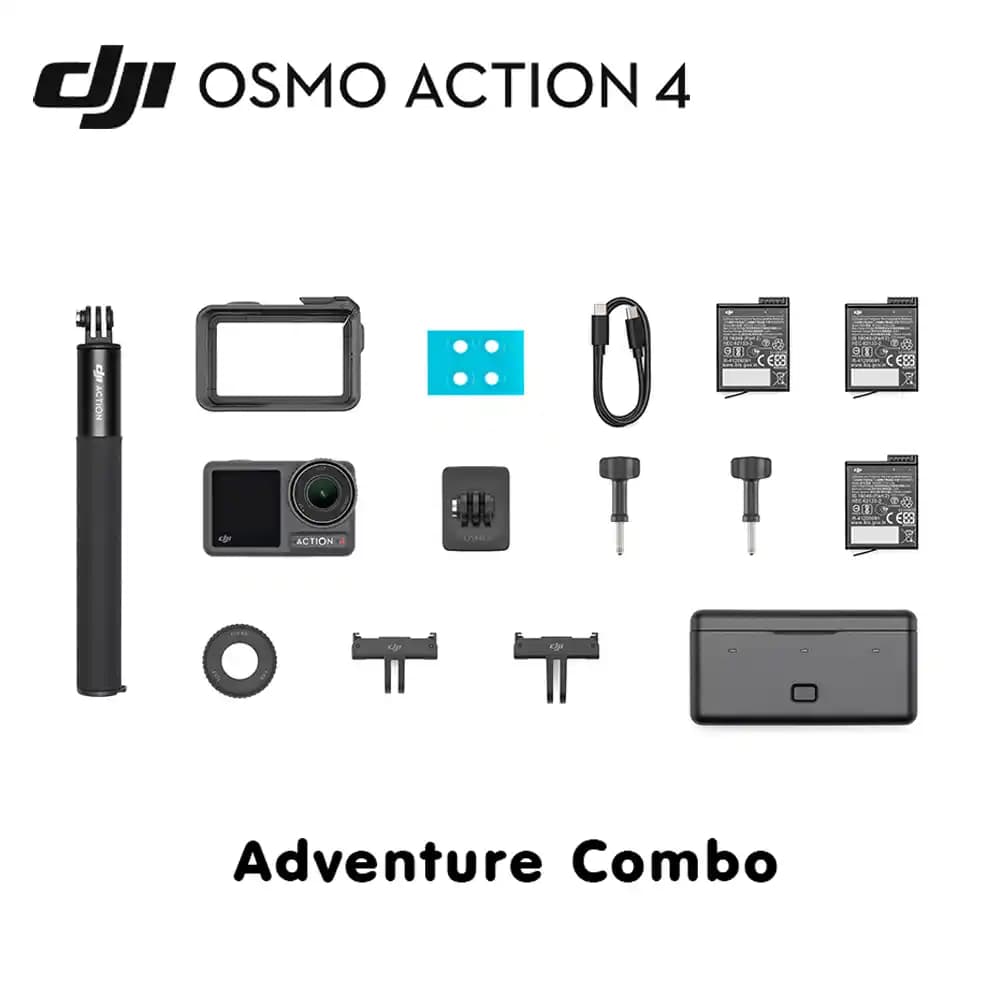 DJI Osmo Action 4 Macera Seti: Yüksek Performans ve Dayanıklılık Özellikleri