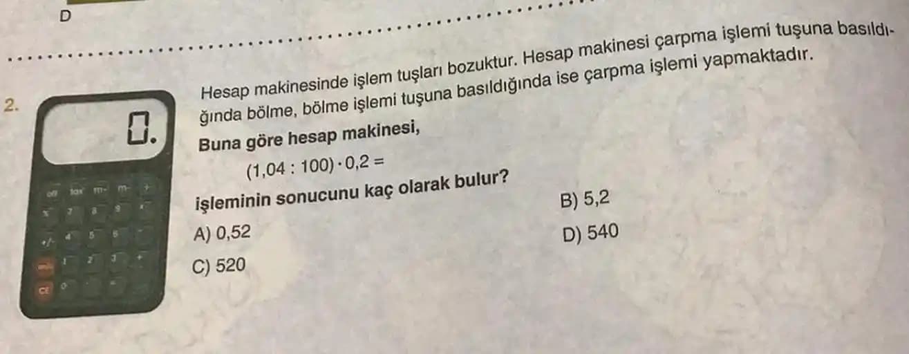 Elektronik Hesap Makinelerinde Bölme İşlemi ve Pratik Kullanım İpuçları