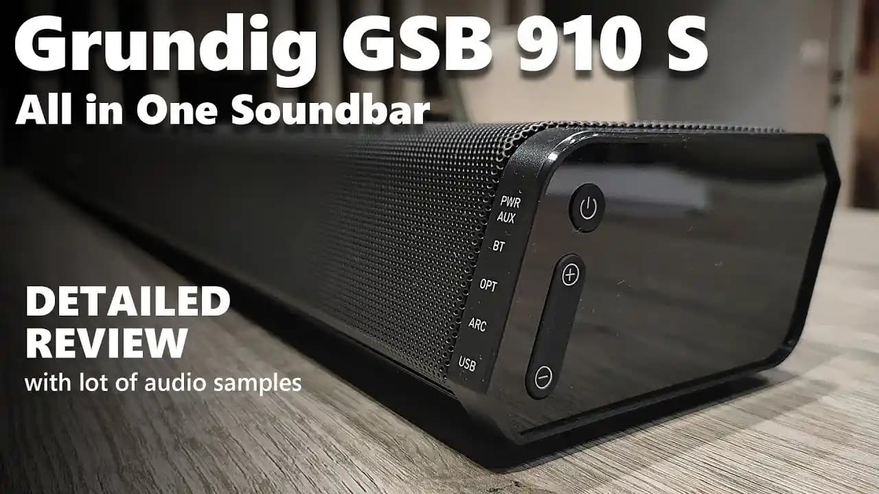 Grundig GSB 910 S: Güçlü Ses ve Şık Tasarım ile Modern Ses Sistemleri