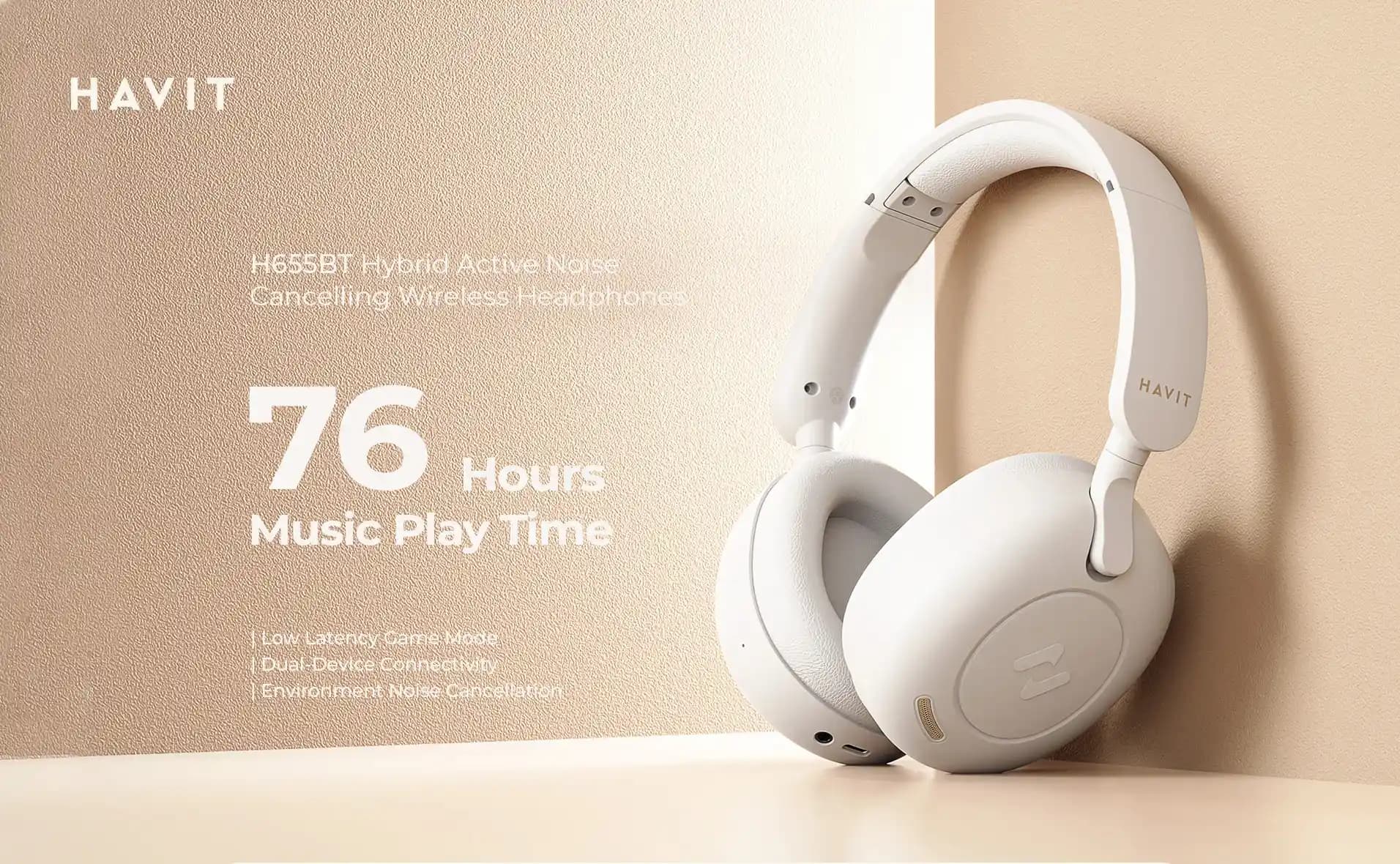 Havit H655BT Kablosuz Bluetooth Kulaklık ile Üst Düzey Ses Deneyimi ve Konfor