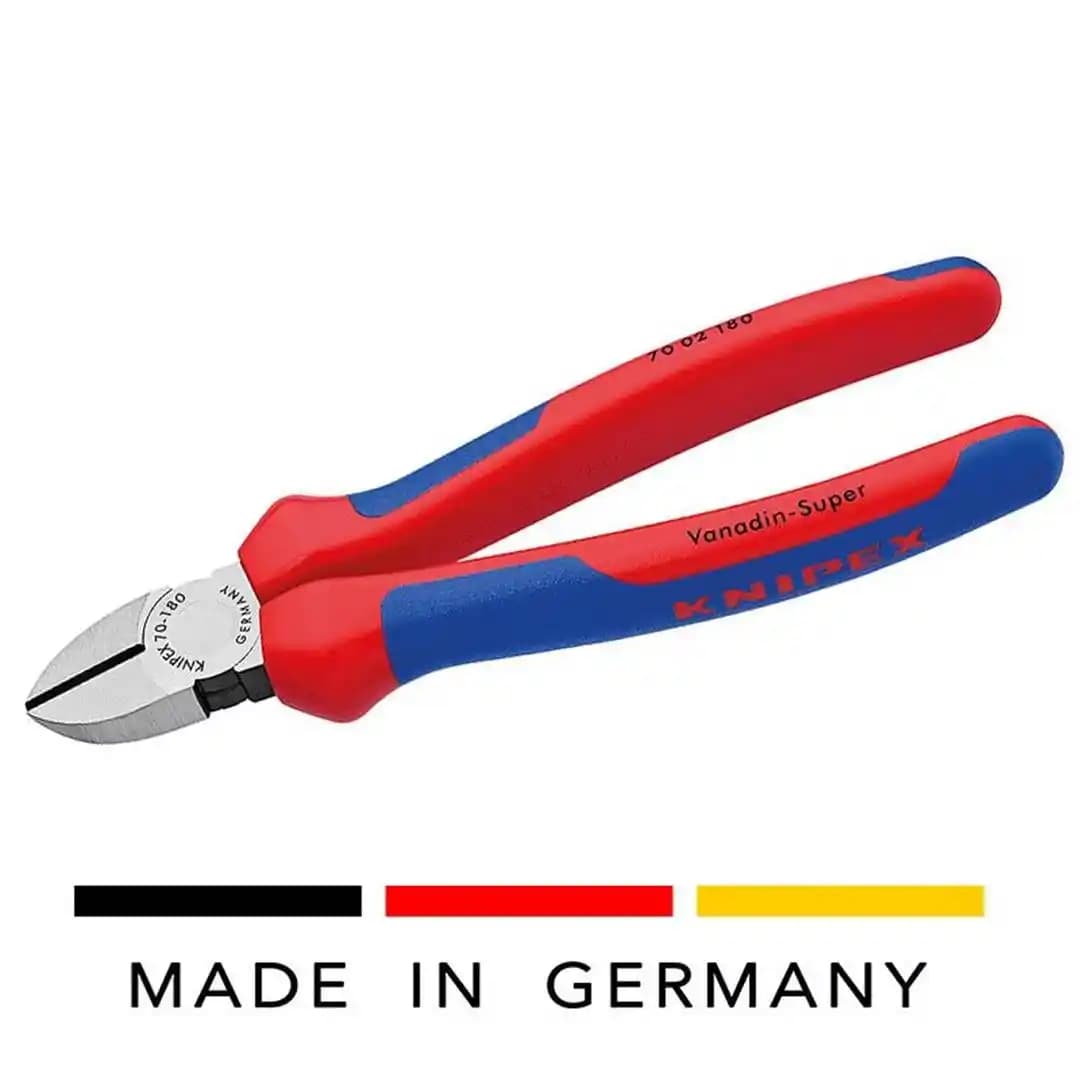 Knipex 140 Yan Keski: Elektronik ve Elektrik İşleri İçin Güvenilir Hassas Kesim Aracı