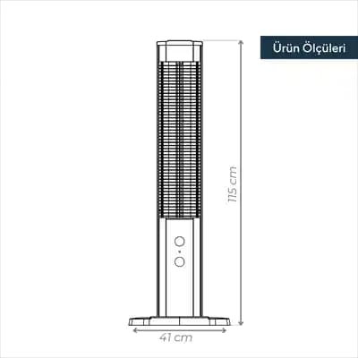 Kumtel Dual Orbit Kule Isıtıcı MH-2300: Modern Elektronik Konfor ve Güvenlik