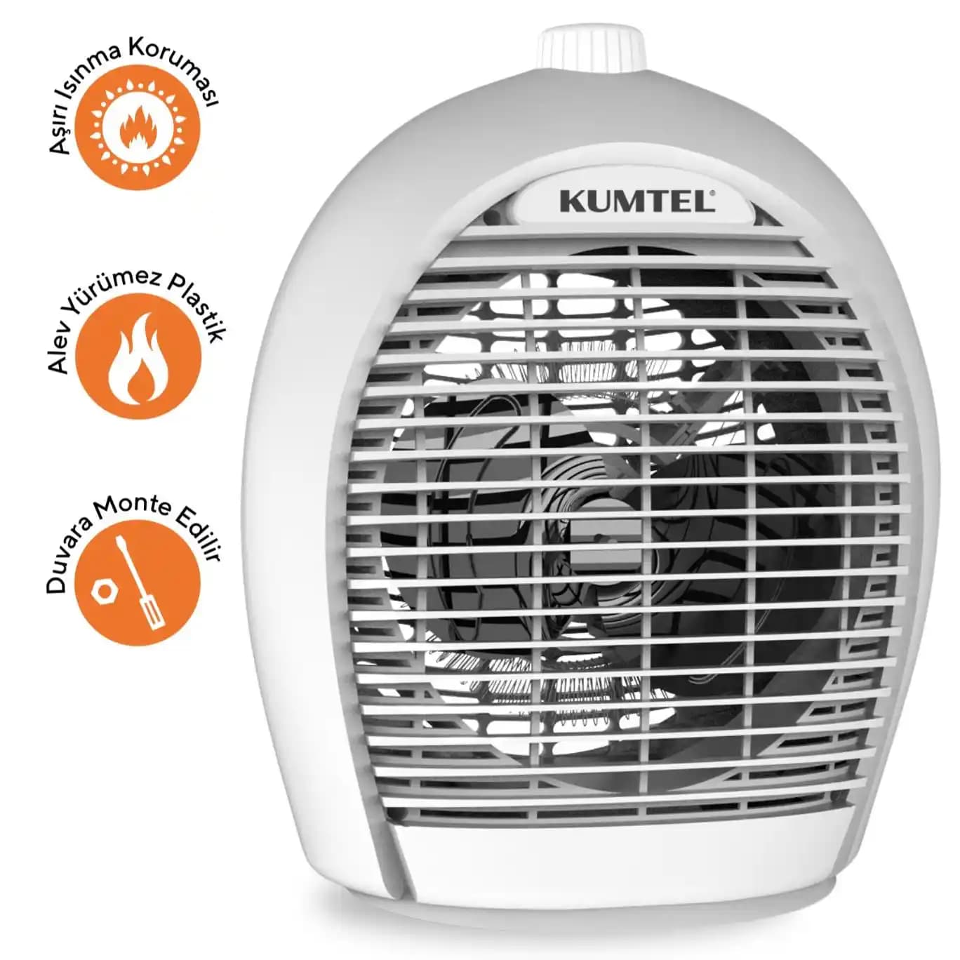 Kumtel Fanlı ısıtıcı 2000 W LX-6331: Enerji Verimli ve Güvenli ısıtma Çözümü