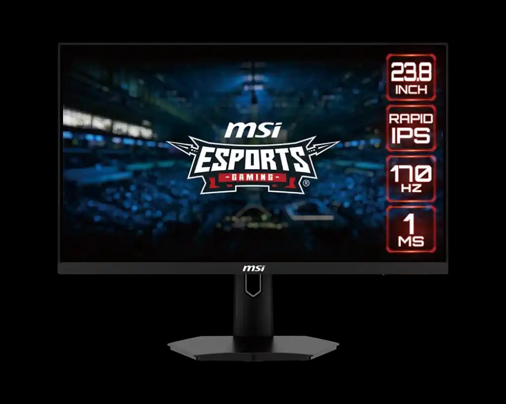 MSI G244F 24 İnç Oyun ve Profesyonel Kullanım İçin Yüksek Performanslı Monitör