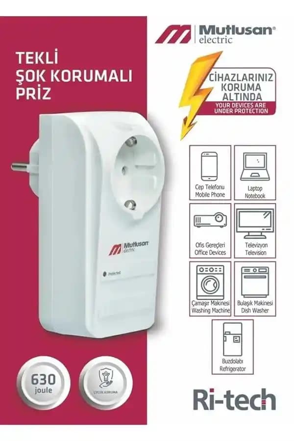 Mutlusan Akım Korumalı Prizler: Elektronik Güvenliğin Temel Koruma Çözümü