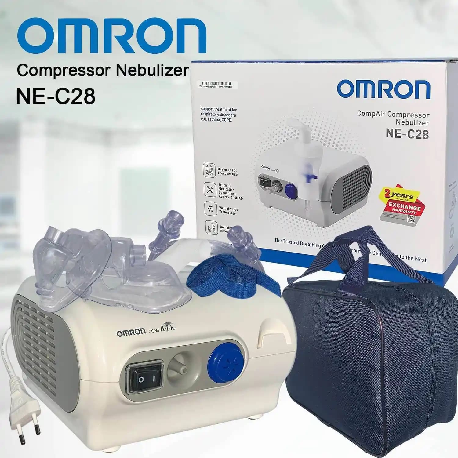 Omron C28P Nebulizatör ile Solunum Sağlığınızı Güvence Altına Alın
