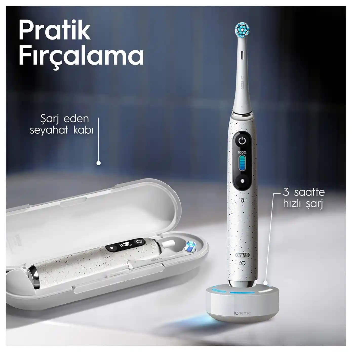 Oral-B iO Serisi 10 Şarjlı Diş Fırçası ile Gelişmiş Diş Temizliği Teknolojisi