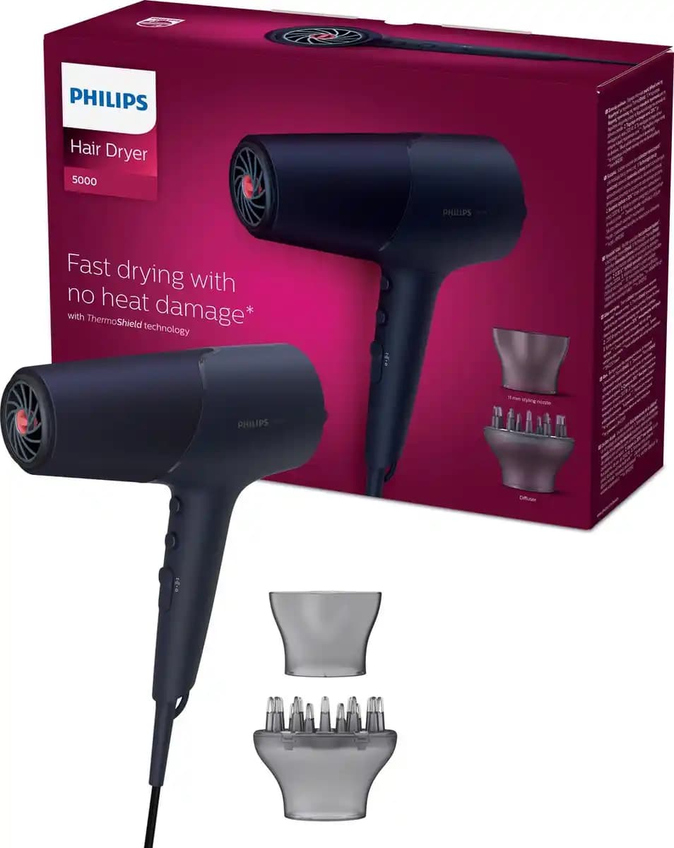 Philips BHD510/00 Saç Kurutma Makinesi: Güçlü Performans ve Gelişmiş Teknolojiler