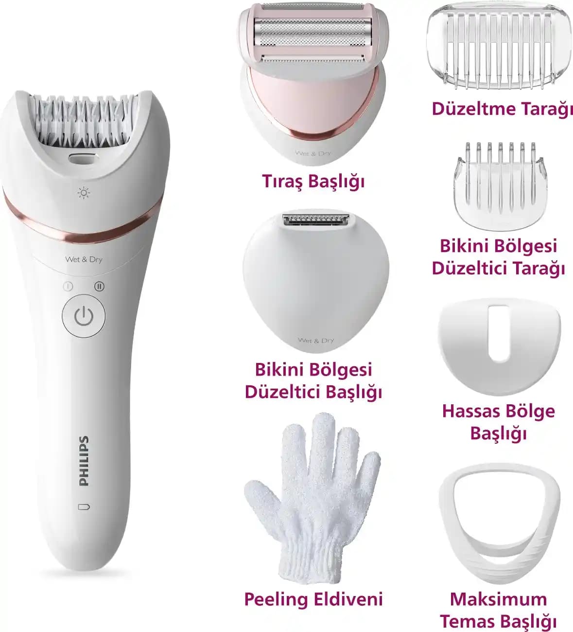 Philips BRE720/05 Evde Epilasyon Cihazı ile Uzun Süreli Pürüzsüzlük Sağlama