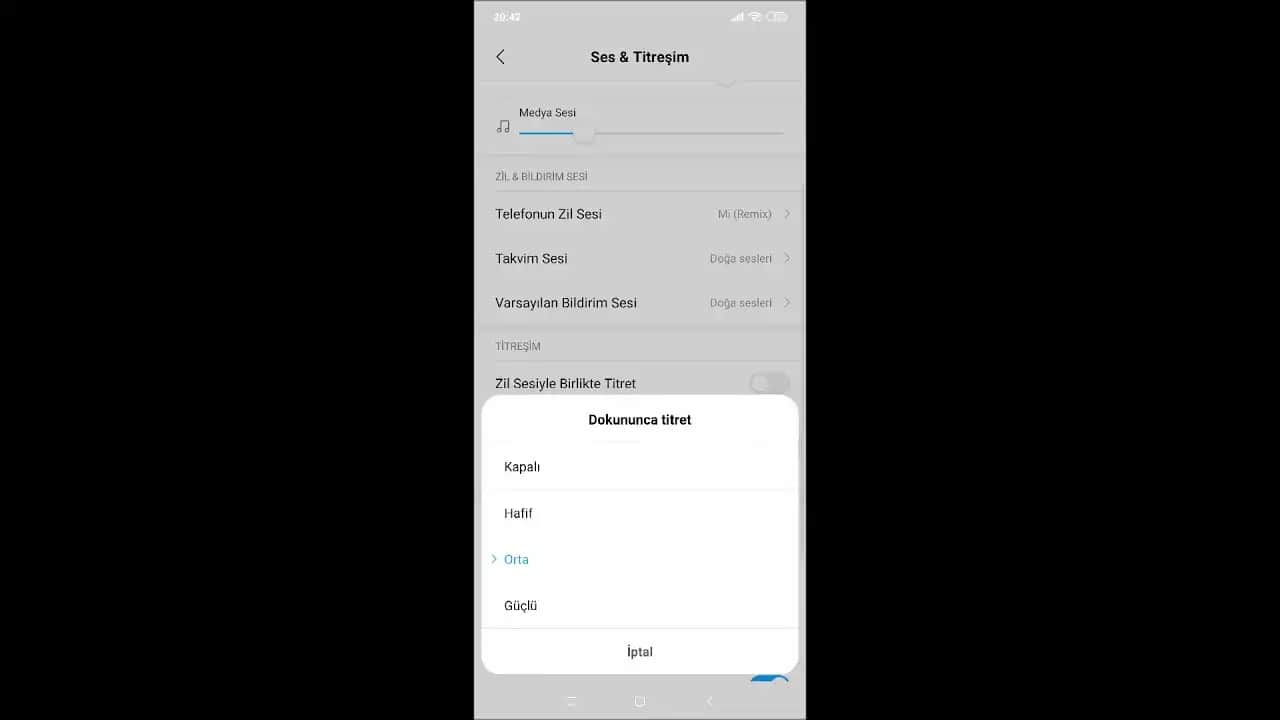Redmi Telefonlarda Titreşim Ayarlarını Yapma ve Kişiselleştirme Rehberi